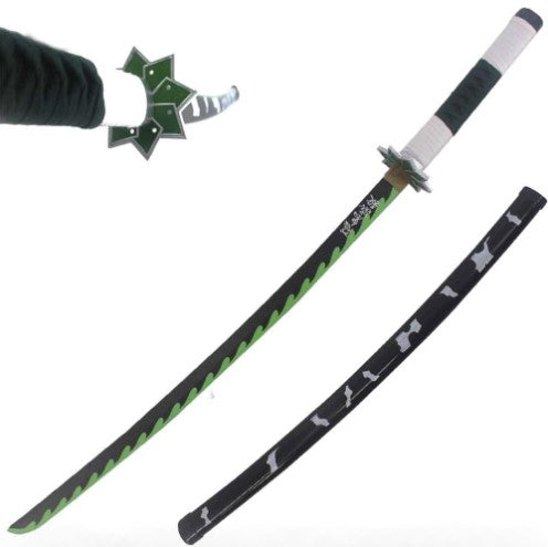 40.5" ABS Plastic Blade Cosplay Anime Sanemi Shinazugawa Demon Sword - Tophatter Daily Deals