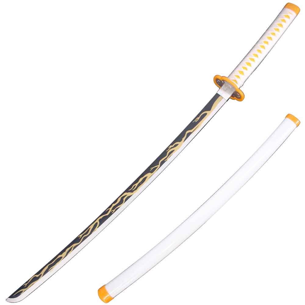 40.25" ABS Plastic Blade Cosplay Anime Agatsuma Zenitsu Demon Sword - Tophatter's Inc. Weapons Store Online Collectible Weapons - Tophatter Daily Deals