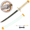 Zenitsu Agatsuma's Yellow Nichirin Miniature Katana - Zenitsu Sword - TOPHATTER'S ARMORY DEALS Collectible Weapons - Tophatter Daily Deals