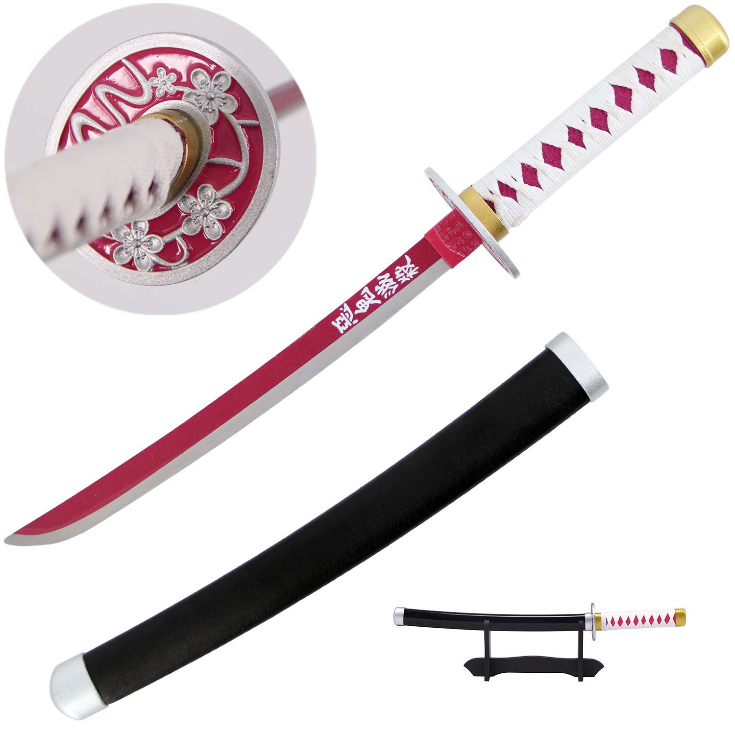 Kanao Tsuyuri's Light Pink Nichirin Miniature Katana - Kanao Sword - TOPHATTER'S ARMORY DEALS Collectible Weapons - Tophatter Daily Deals