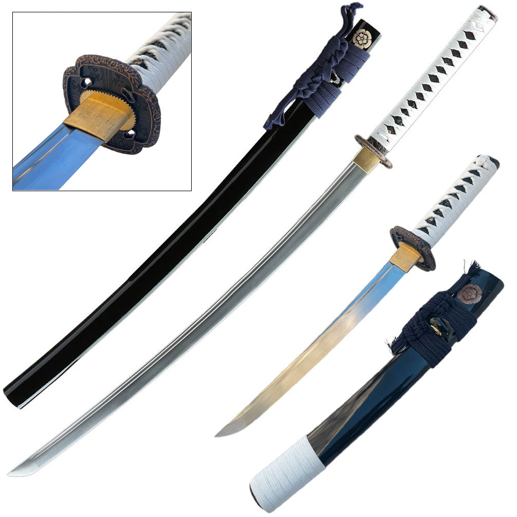 Jin Sakai Ghost of Tsushima Katana & Tanto Set | 1045 High Carbon Steel Replica - Tophatter's Guns'N'Weapons Store Collectible Weapons - Tophatter Daily Deals