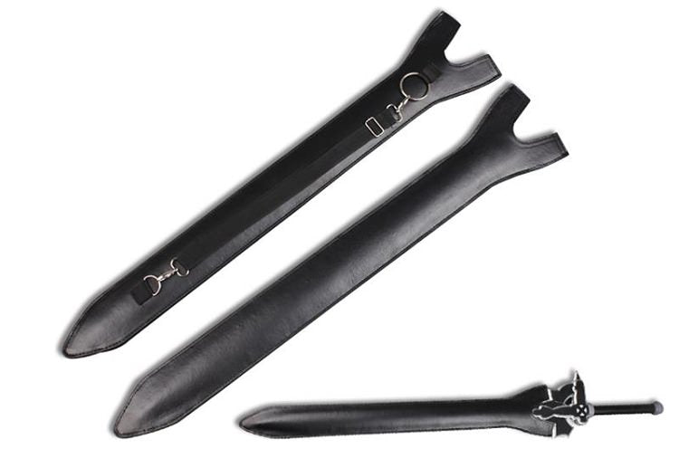 Leather Carrying Case Scabbard For SAO Kiritos Elucidator Foam Collectible Weapons - Tophatter Daily Deals