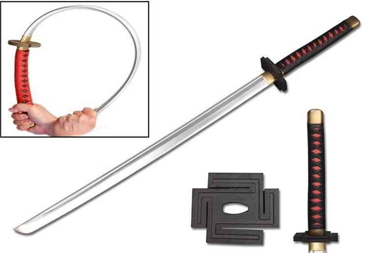 Anime Ichigo Tensa Bankai Cutting Moon Foam Sword Cosplay Costume LARP - Tophatter's Guns'N'Weapons Store Collectible Weapons - Tophatter Daily Deals