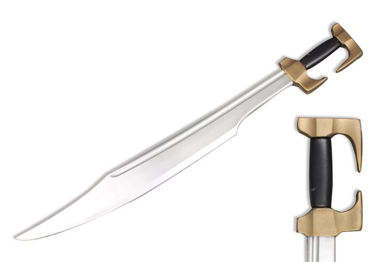 Great Spartan Warrior Foam Battle Sword LARP Collectible Weapons - Tophatter Daily Deals