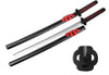 Wooden Training Practice Samurai Katana Sword with Scabbard Cosplay Weapon - TOPHATTER'S ARMORY DEALS Collectible Weapons - Tophatter Daily Deals