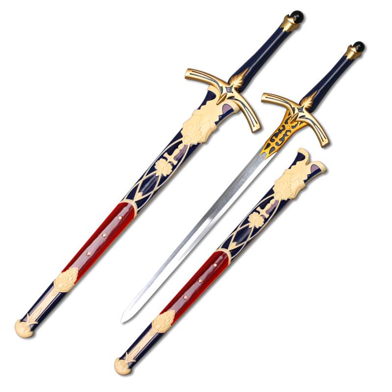 Fate Stay Night Saber Caliburn 25 Inches Steel Fantasy Sword Collectible Weapons - Tophatter Daily Deals