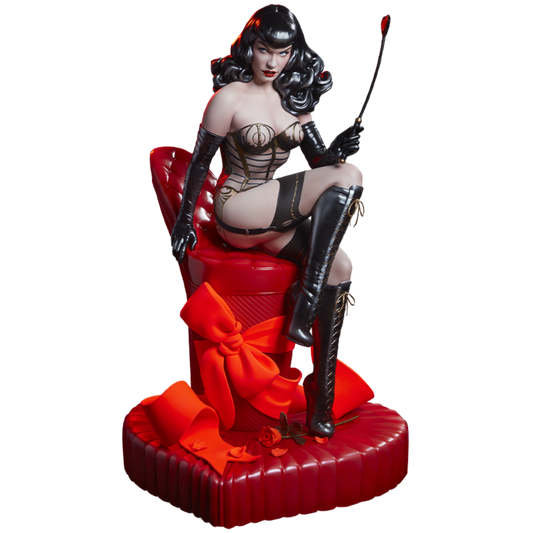 Bettie Page - Love Hurts Statue Designed By Olivia De Berardinis Statue - Tophatter Daily Deals