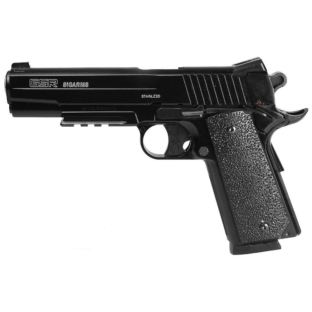 Sig Sauer GSR Co2 BB Hunting Pistol 4.5mm .177 Cal Metal Slide - TOPHATTER'S ARMORY DEALS Collectible Weapons - Tophatter Daily Deals