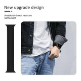 Apple Watch Belt - Silicone Strap Band for Apple Watch Series 9 8 7 6 SE 5 4 3 38/40/41/42/44/45mm Strap Band Apparel & Accessories - Tophatter Daily Deals