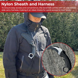 Silver Back Stalker Fixed Blade Survival Karambit knives - Tophatter Daily Deals