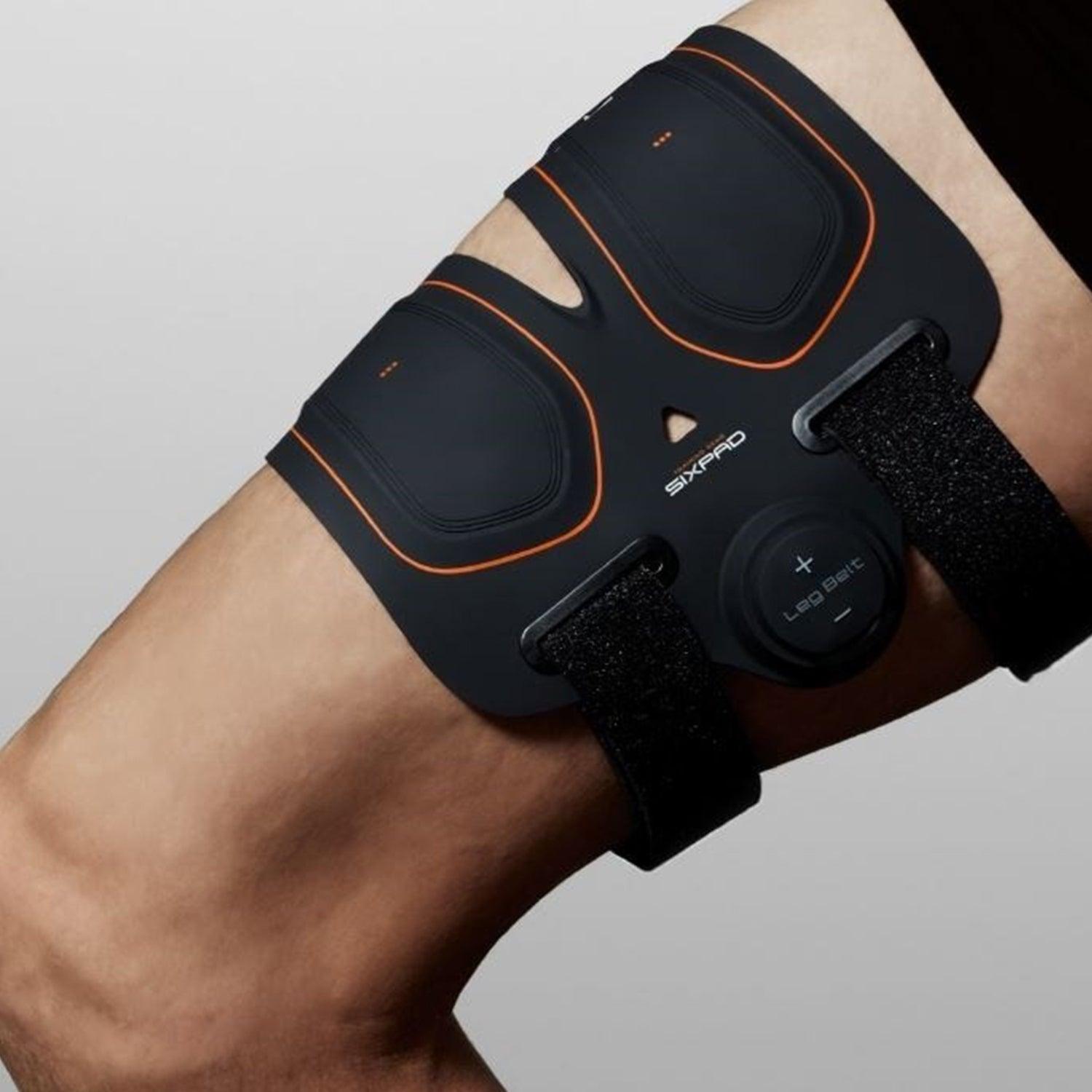 Electric Muscle Stimulator - Sixpad Training Gear Leg Belt Unisex Ems Muscle Stimulator Training Fitnesses Exercise & Fitness Equipment Manuals - Tophatter Daily Deals