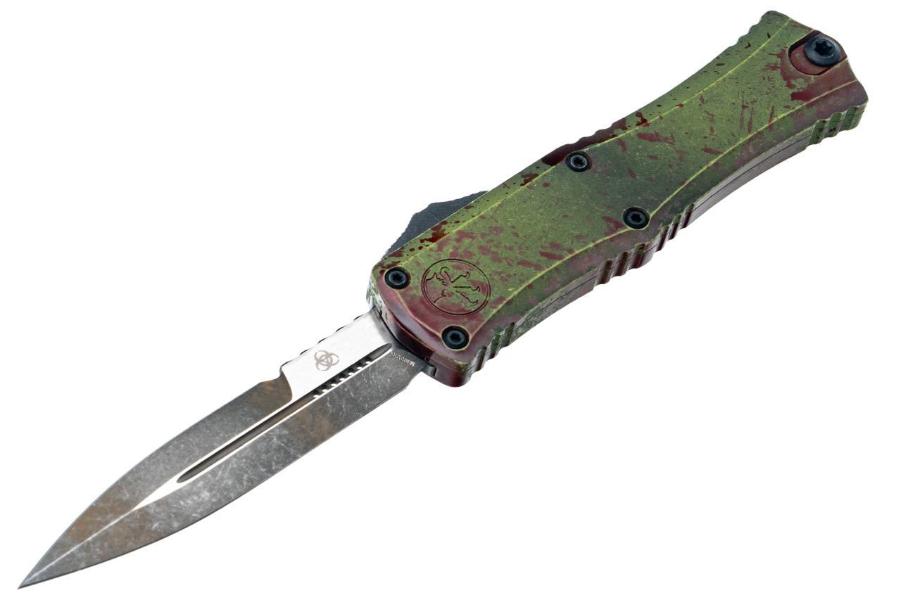 Microtech Hera II Mini Bayonet - Outbreak Handle - Signature Series - 1701M-1OBDS Automatic Knives - Tophatter Daily Deals