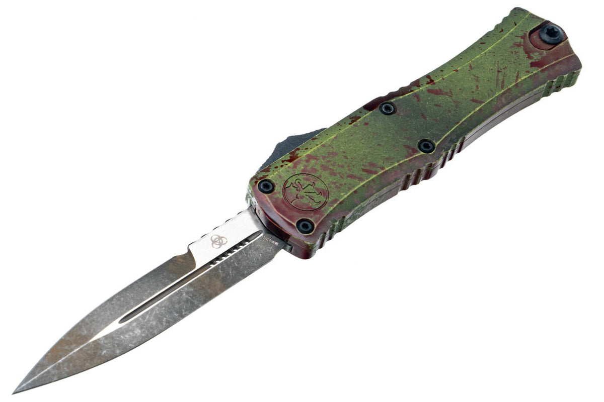 Microtech Hera II Mini Bayonet - Outbreak Handle - Signature Series - 1701M-1OBDS Automatic Knives - Tophatter Daily Deals