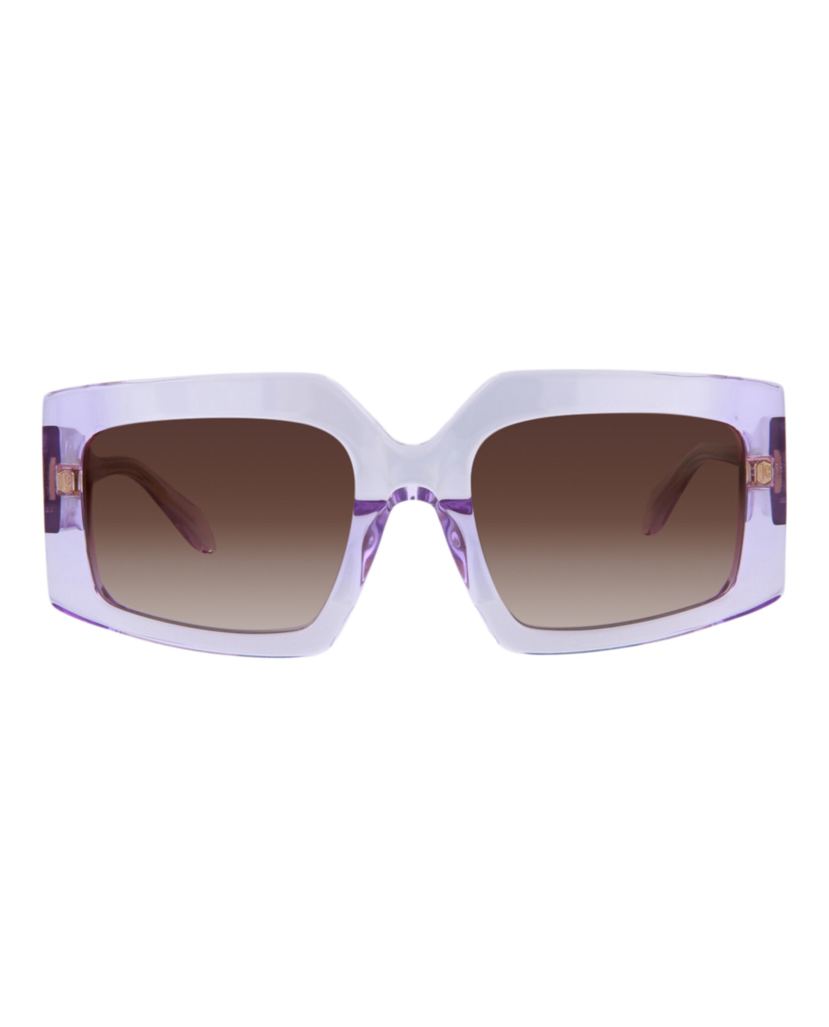 Just Cavalli Square-Frame Acetate Sunglasses Purple Sunglasses - Tophatter Daily Deals