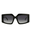 Just Cavalli Square-Frame Acetate Sunglasses Black Sunglasses - Tophatter Daily Deals