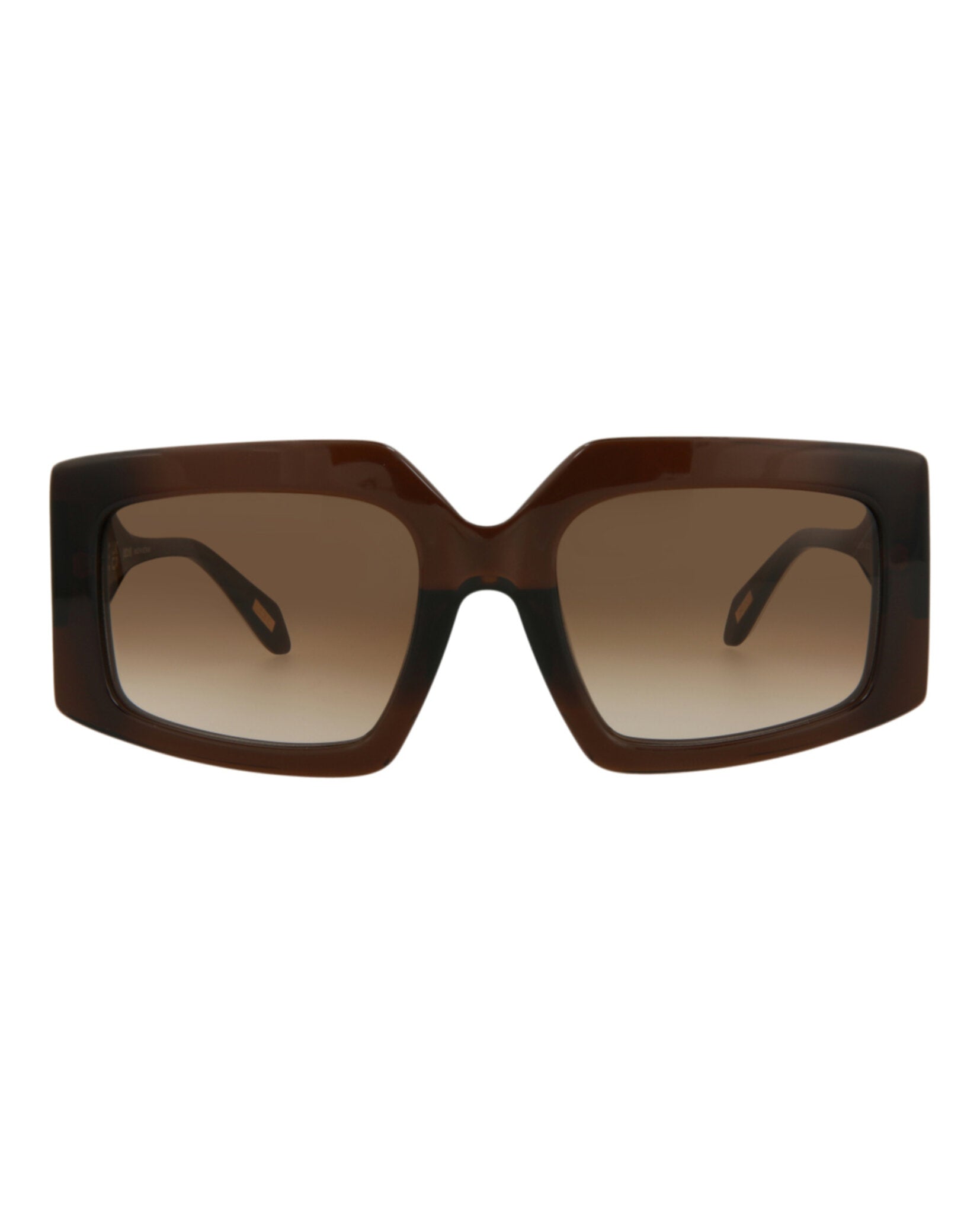 Just Cavalli Square-Frame Acetate Sunglasses Brown Sunglasses - Tophatter Daily Deals