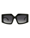 Just Cavalli Square-Frame Acetate Sunglasses Black Sunglasses - Tophatter Daily Deals