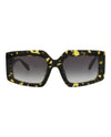 Just Cavalli Square-Frame Acetate Sunglasses Brown Sunglasses - Tophatter Daily Deals