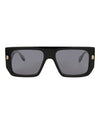 Just Cavalli Aviator-Frame Acetate Sunglasses Black Sunglasses - Tophatter Daily Deals