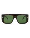 Just Cavalli Navigator-Frame Acetate Sunglasses Brown Sunglasses - Tophatter Daily Deals