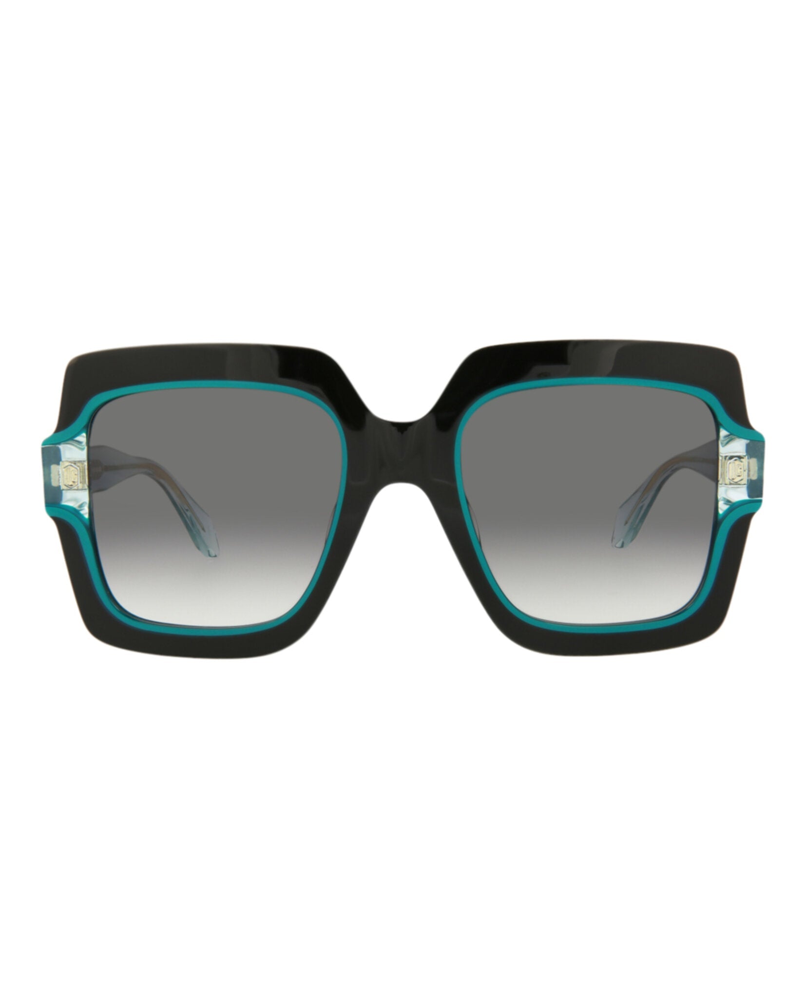Just Cavalli Square-Frame Acetate Sunglasses Black Sunglasses - Tophatter Daily Deals