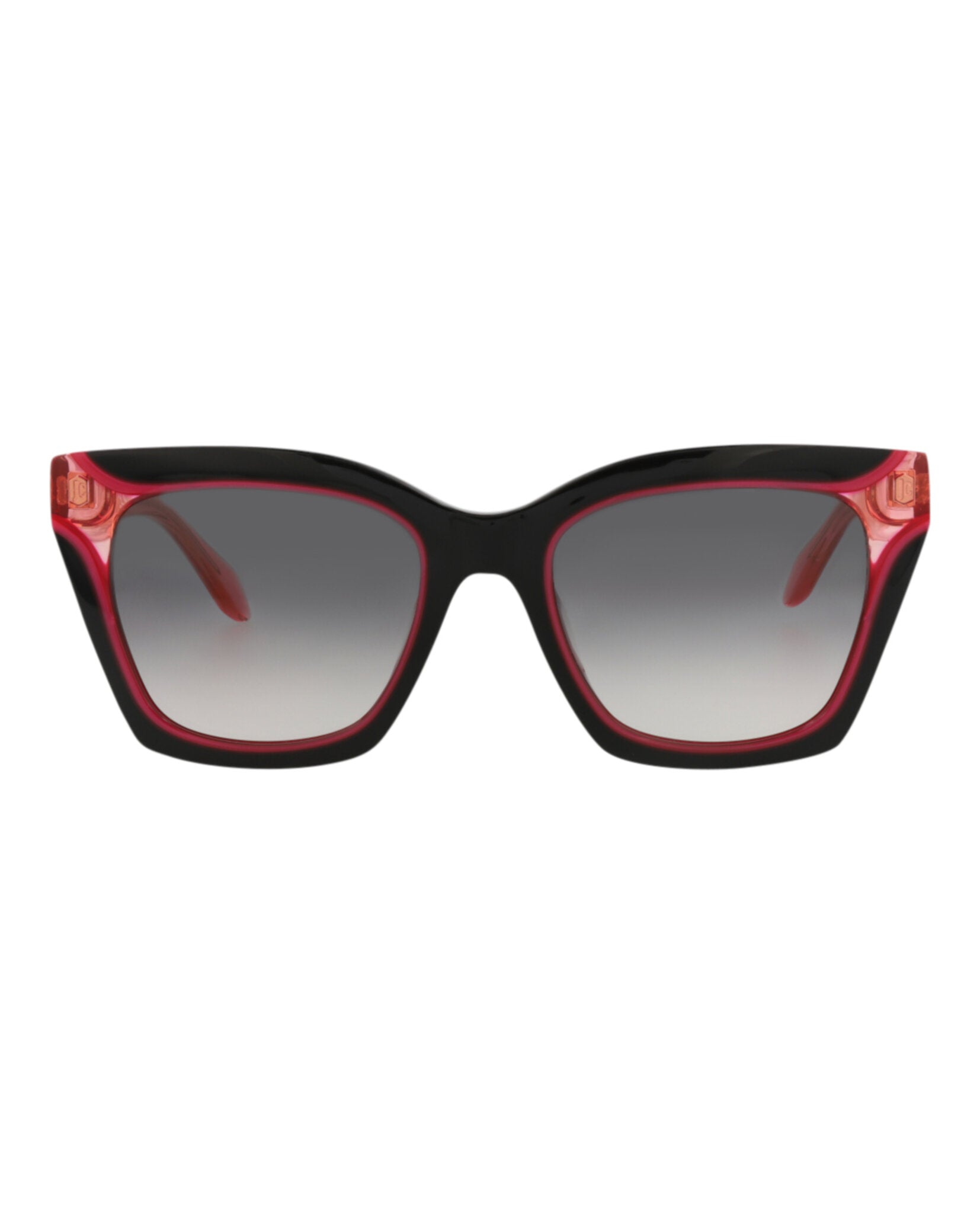 Just Cavalli Cat Eye-Frame Acetate Sunglasses Black Sunglasses - Tophatter Daily Deals