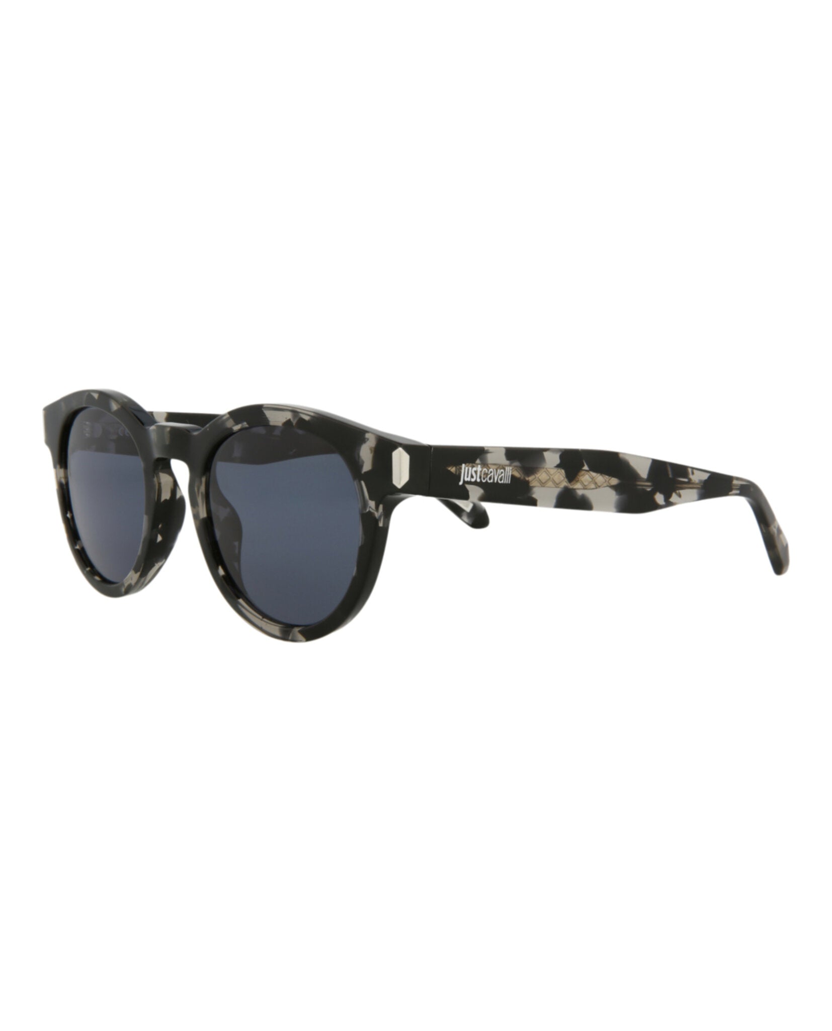 Just Cavalli Round-Frame Acetate Sunglasses Sunglasses - Tophatter Daily Deals