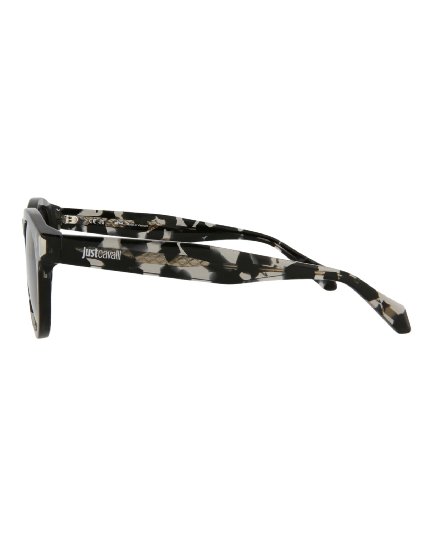 Just Cavalli Round-Frame Acetate Sunglasses Sunglasses - Tophatter Daily Deals