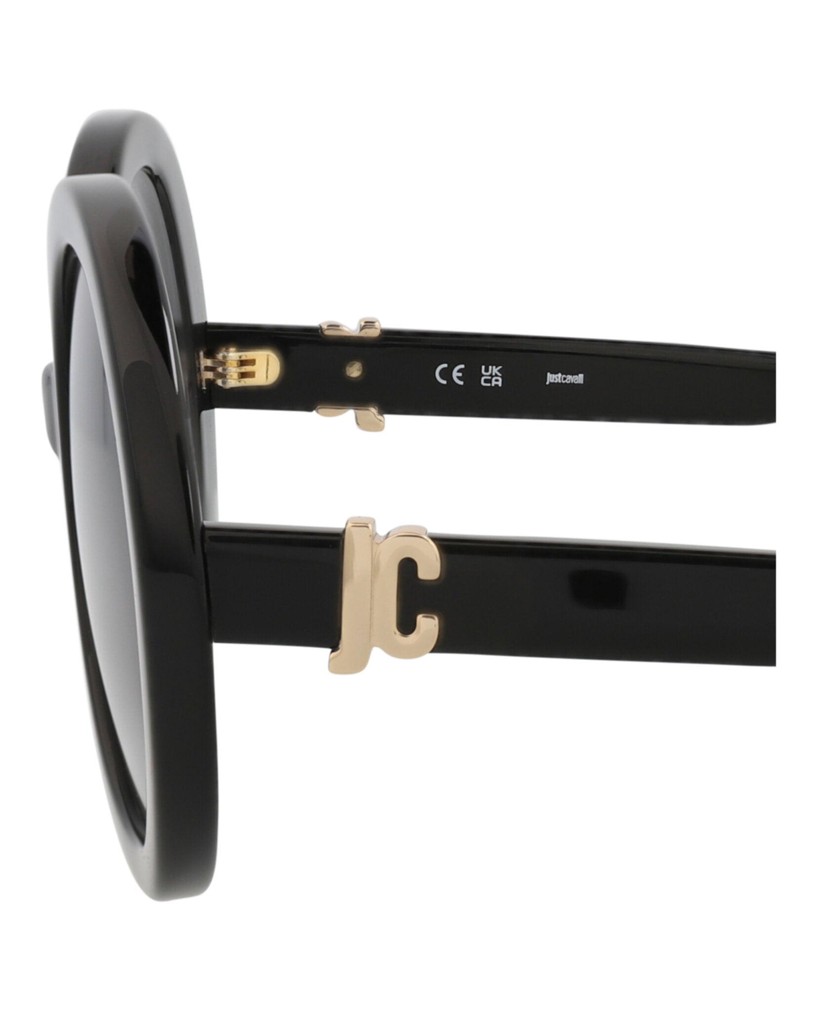 Just Cavalli Round-Frame Acetate Sunglasses Sunglasses - Tophatter Daily Deals