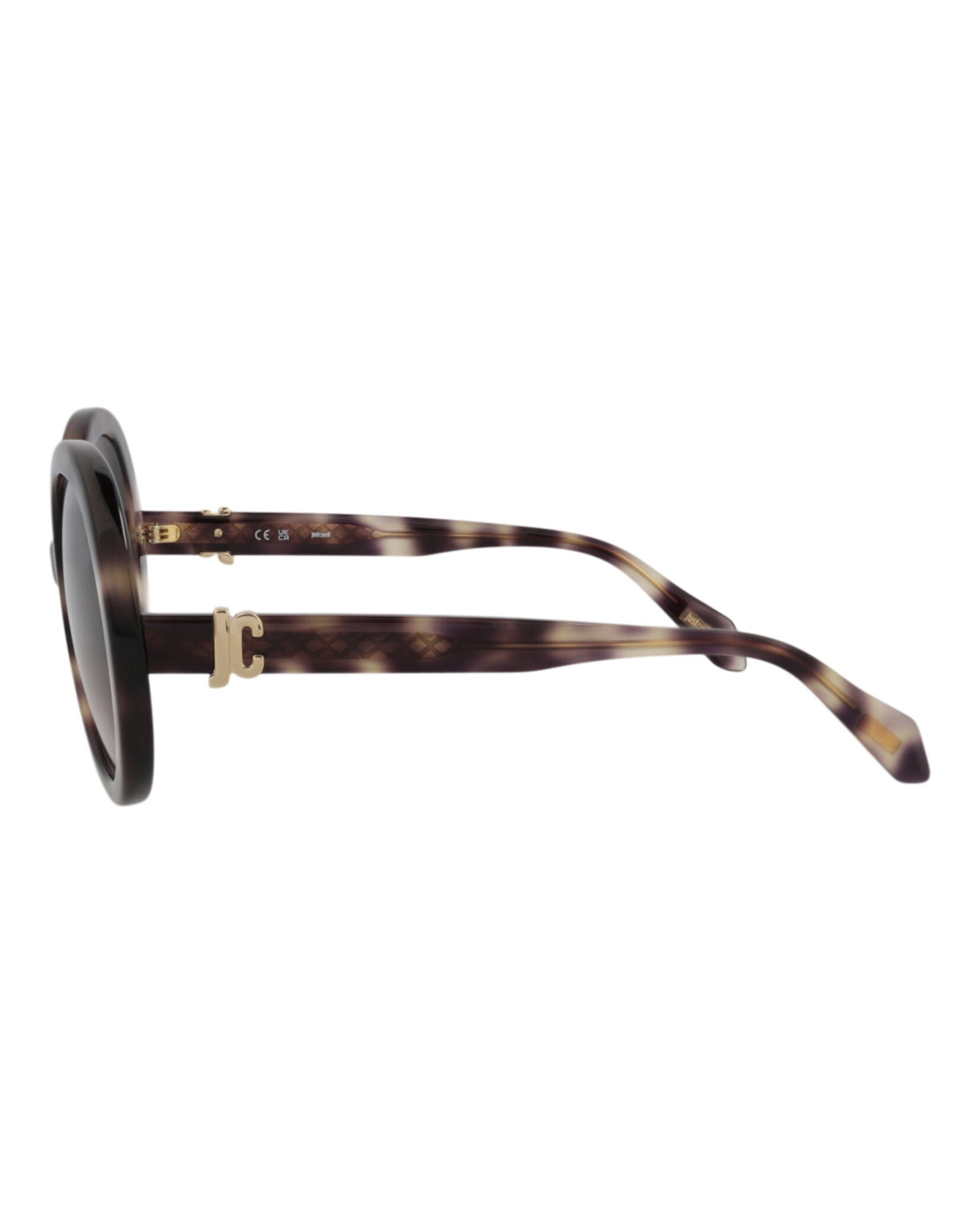 Just Cavalli Round-Frame Acetate Sunglasses Sunglasses - Tophatter Daily Deals