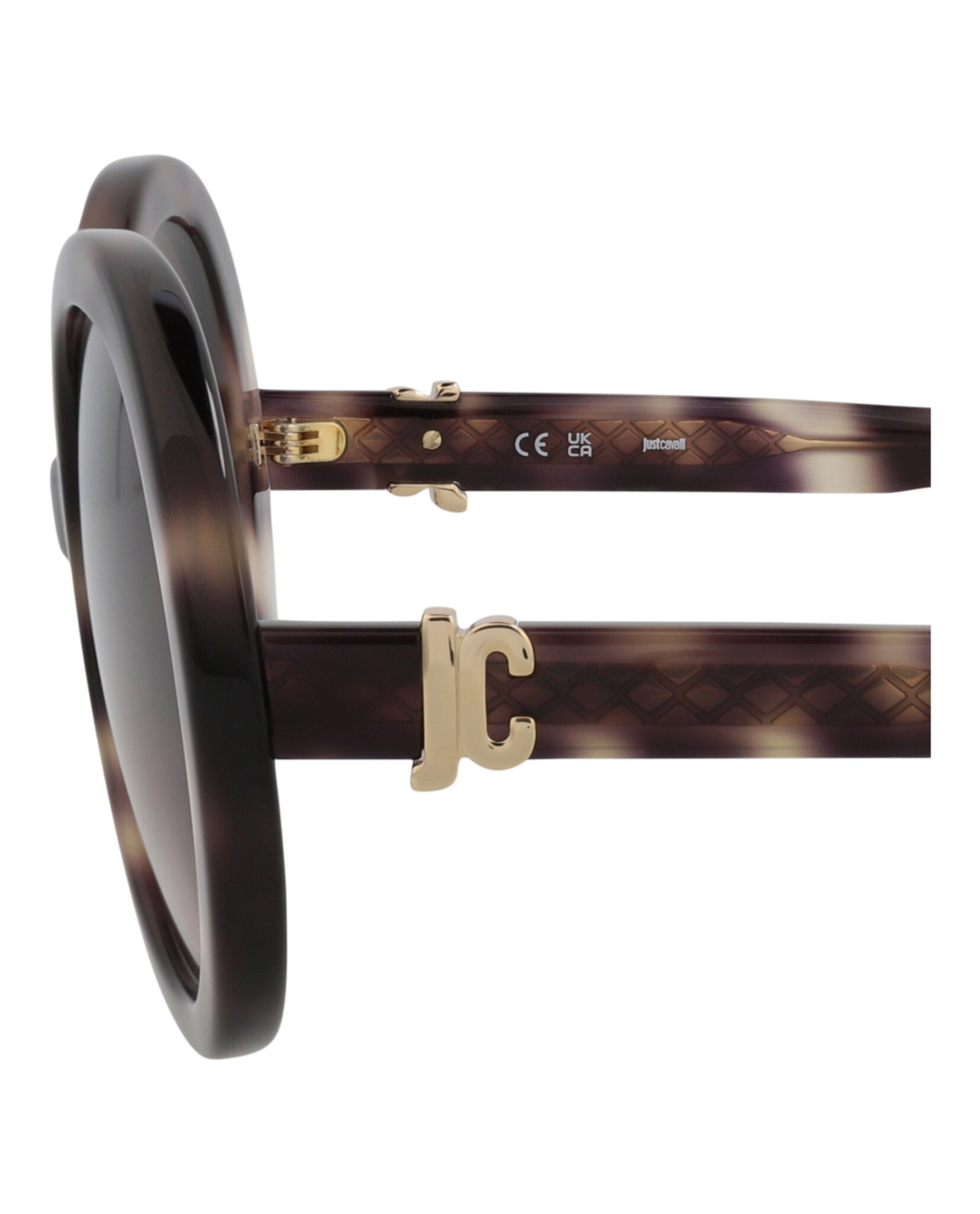 Just Cavalli Round-Frame Acetate Sunglasses Sunglasses - Tophatter Daily Deals