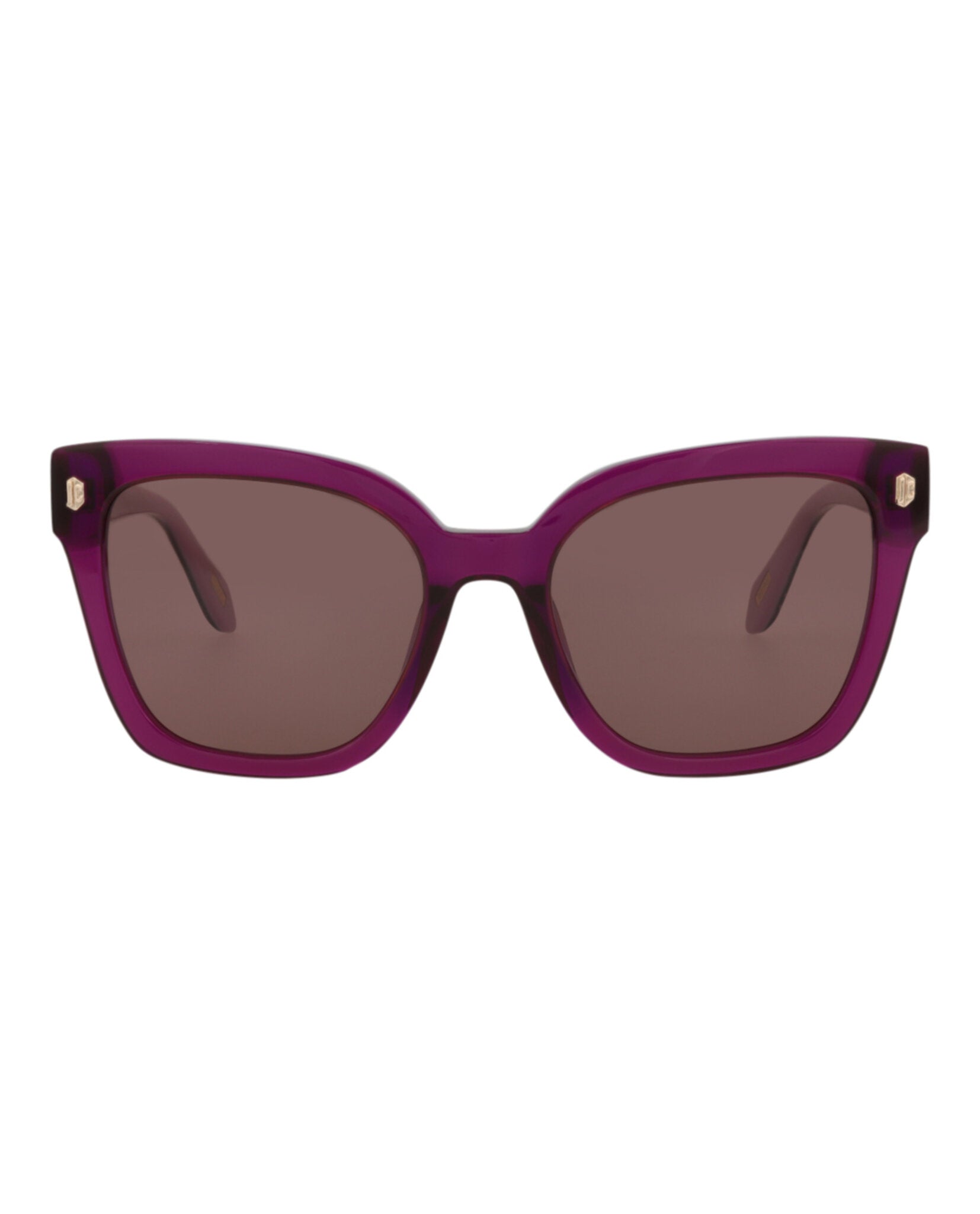 Just Cavalli Square-Frame Acetate Sunglasses Purple Sunglasses - Tophatter Daily Deals