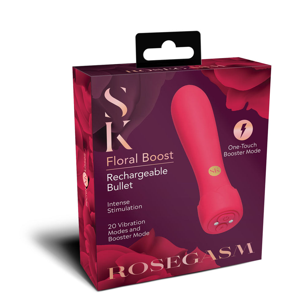 Rosegasm Floral Boost – Bullet Vibrator > Sex Toys For Ladies > Clitoral Vibrators and Stimulators - Tophatter Daily Deals