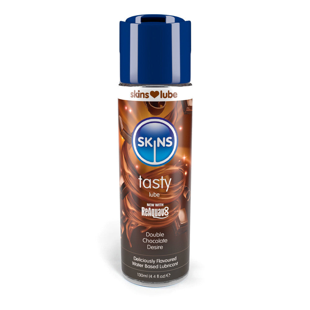 Skins Double Chocolate Desire (130ml) – Water-Based Lubricant > Lube > Flavoured - Tophatter Daily Deals