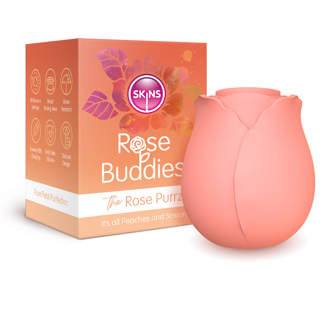 Skins Rose Buddies The Rose Purrz Vibrator > Sex Toys For Ladies > Rose Stimulators - Tophatter Daily Deals