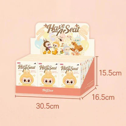 LABUBU THE MONSTERS - Have a Seat Vinyl Plush Dolls, Blind Box 1 SET (6 BOXES) - Tophatter Daily Deals