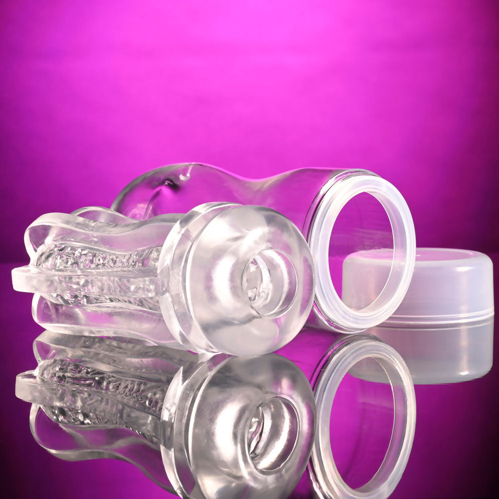 Selopa Stroke of Luck Stroker with Vibrating C-Ring > Sex Toys For Men > Masturbators > Vibrating - Tophatter Daily Deals