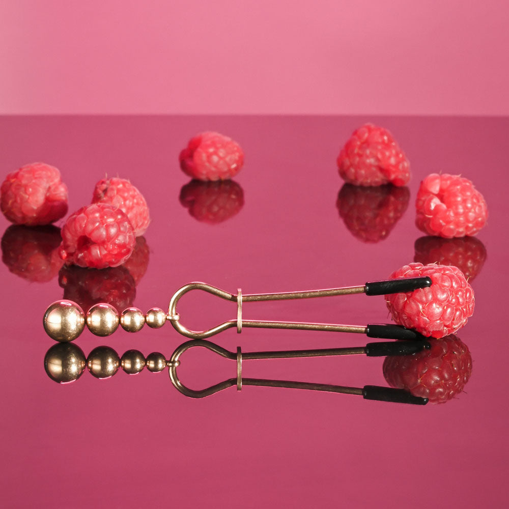 Selopa Beaded Nipple Clamps - Adjustable 5.7 Cm Size > Sex Toys > Nipple Clips - Tophatter Daily Deals