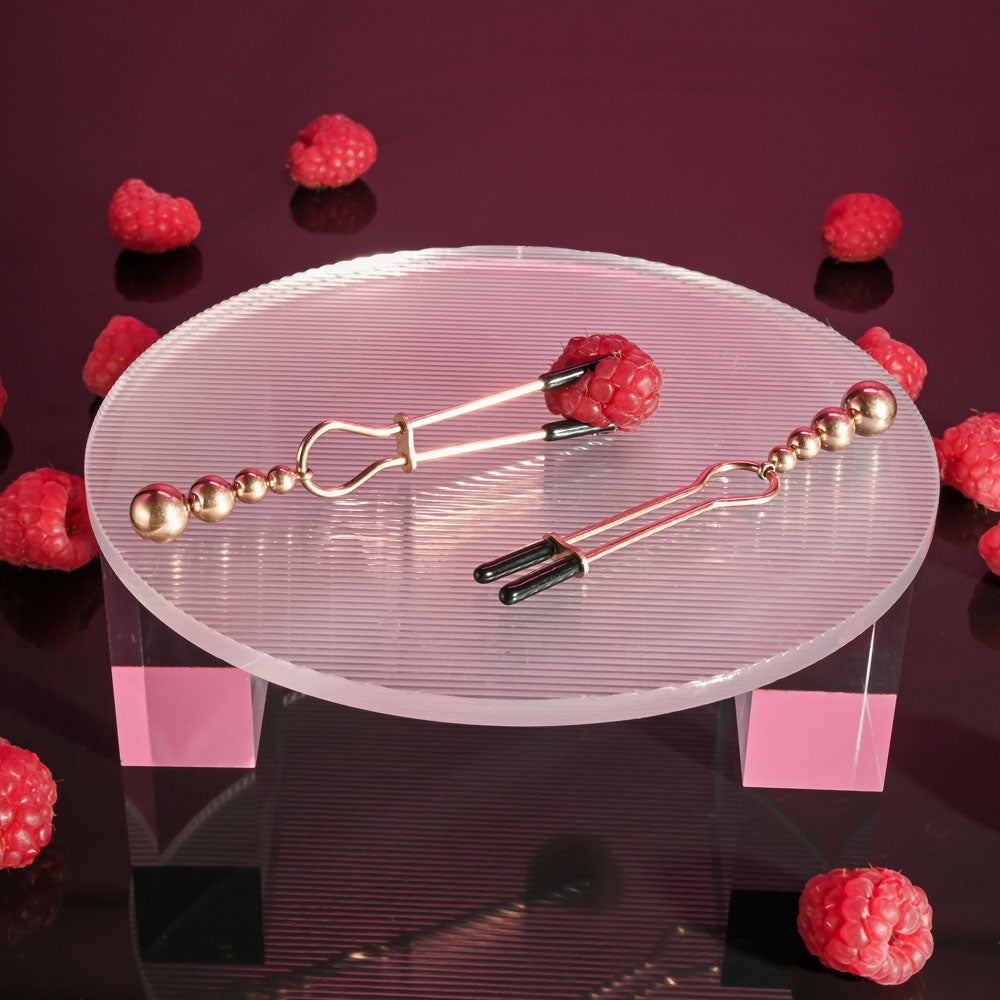 Selopa Beaded Nipple Clamps - Adjustable 5.7 Cm Size > Sex Toys > Nipple Clips - Tophatter Daily Deals