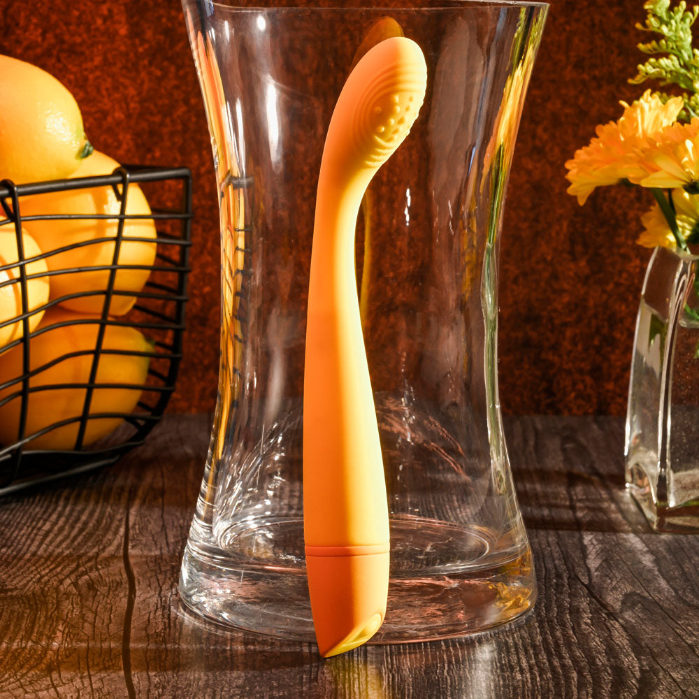 Selopa LEMON SQUEEZE Slim Vibe 18.4cm Waterproof Toy > Sex Toys For Ladies > G-Spot Vibrators - Tophatter Daily Deals