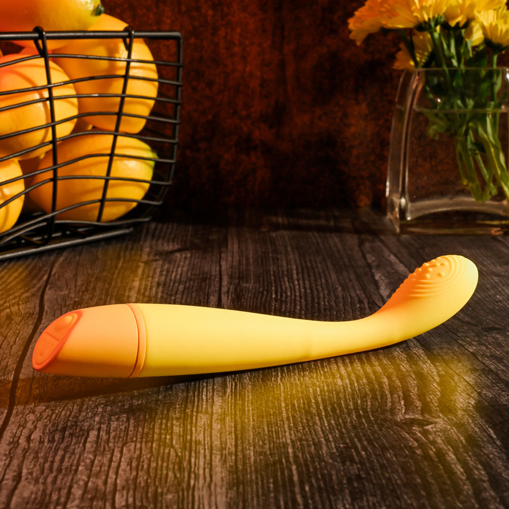 Selopa LEMON SQUEEZE Slim Vibe 18.4cm Waterproof Toy > Sex Toys For Ladies > G-Spot Vibrators - Tophatter Daily Deals