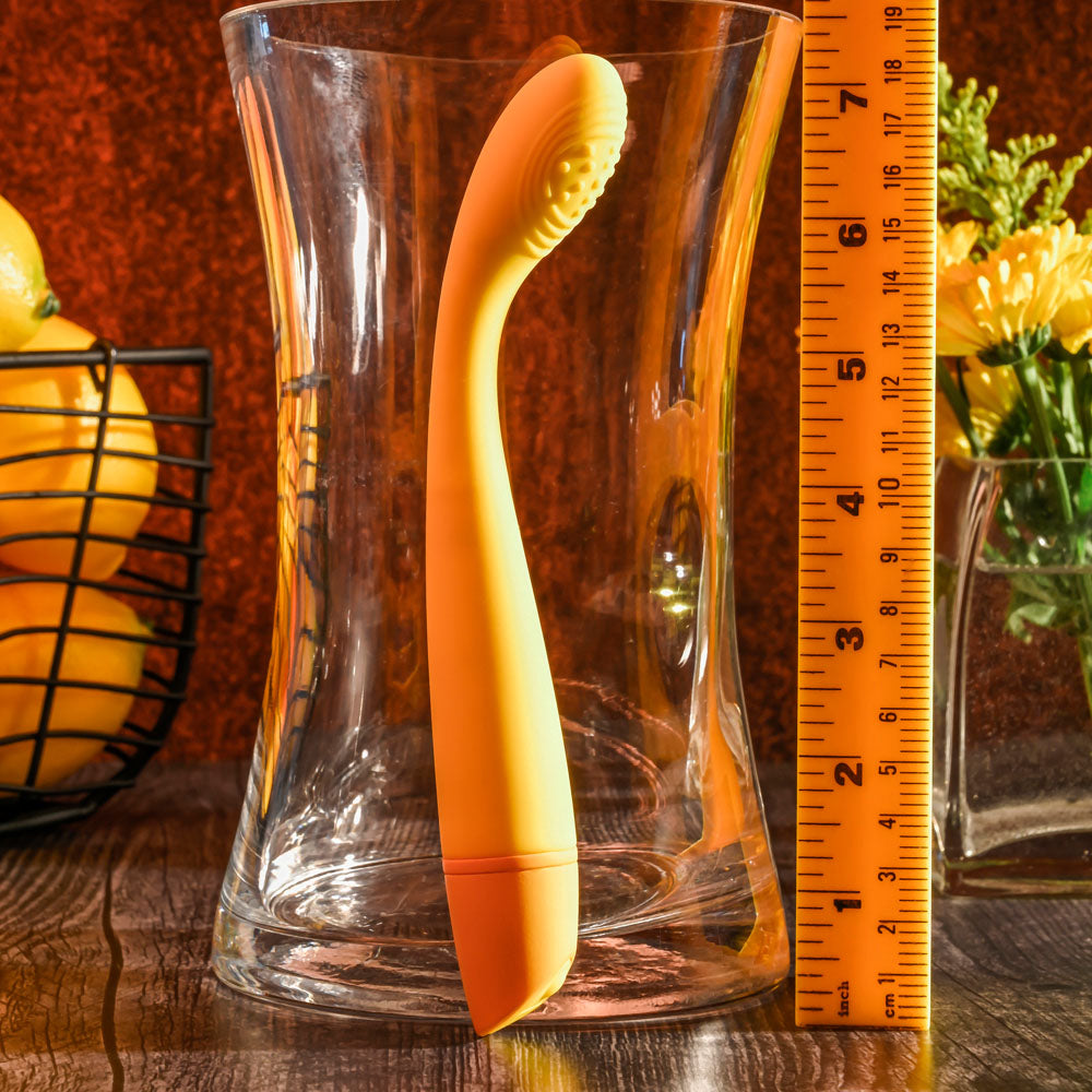 Selopa LEMON SQUEEZE Slim Vibe 18.4cm Waterproof Toy > Sex Toys For Ladies > G-Spot Vibrators - Tophatter Daily Deals