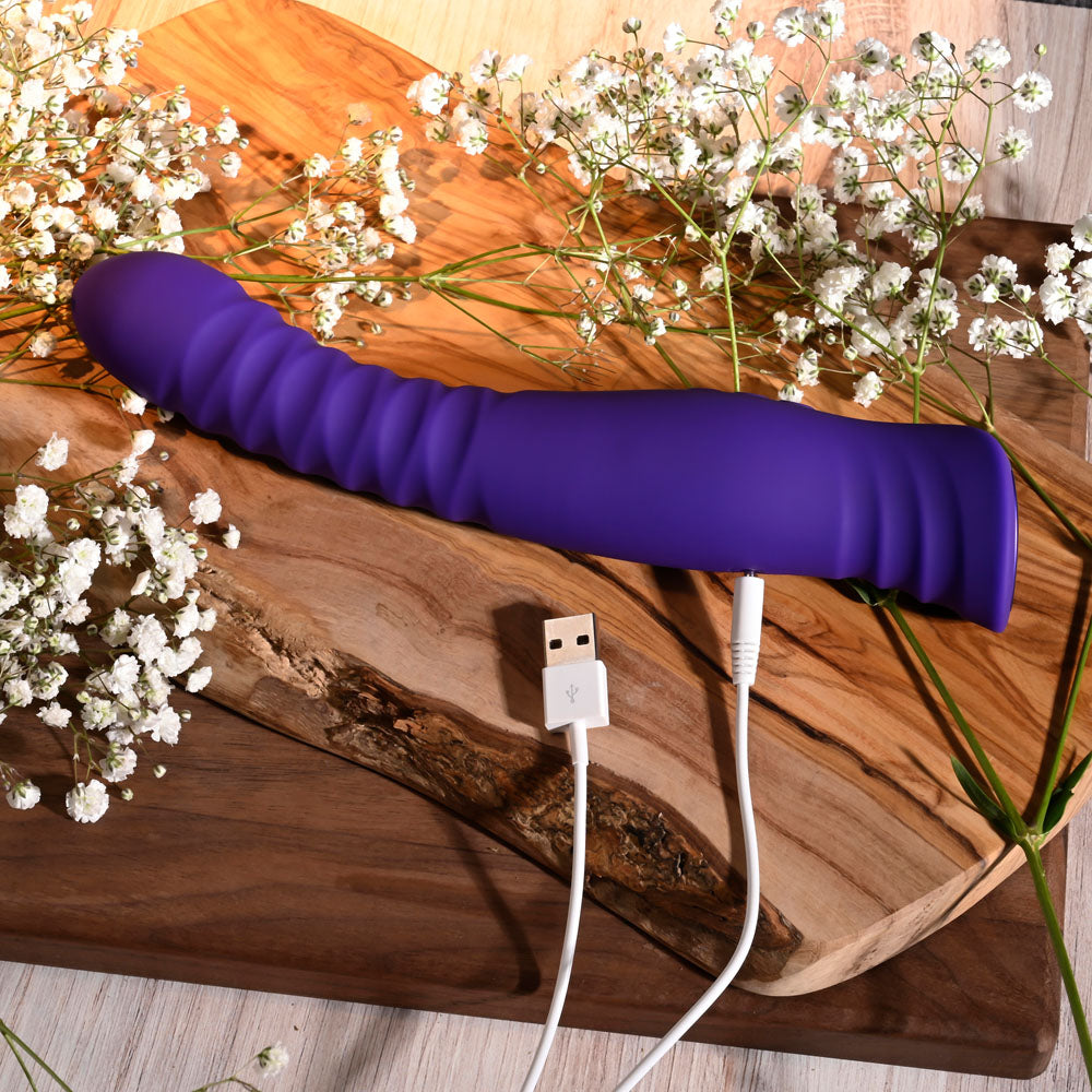 Selopa TRIXXXIE Vibrator 22.2cm Waterproof Silicone in Purple > Vibrators > Standard Vibrators - Tophatter Daily Deals