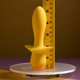 Selopa Mellow Vibrating Plug 13.5cm Waterproof Design Yellow > Anal Range > Vibrating Butt Plugs - Tophatter Daily Deals