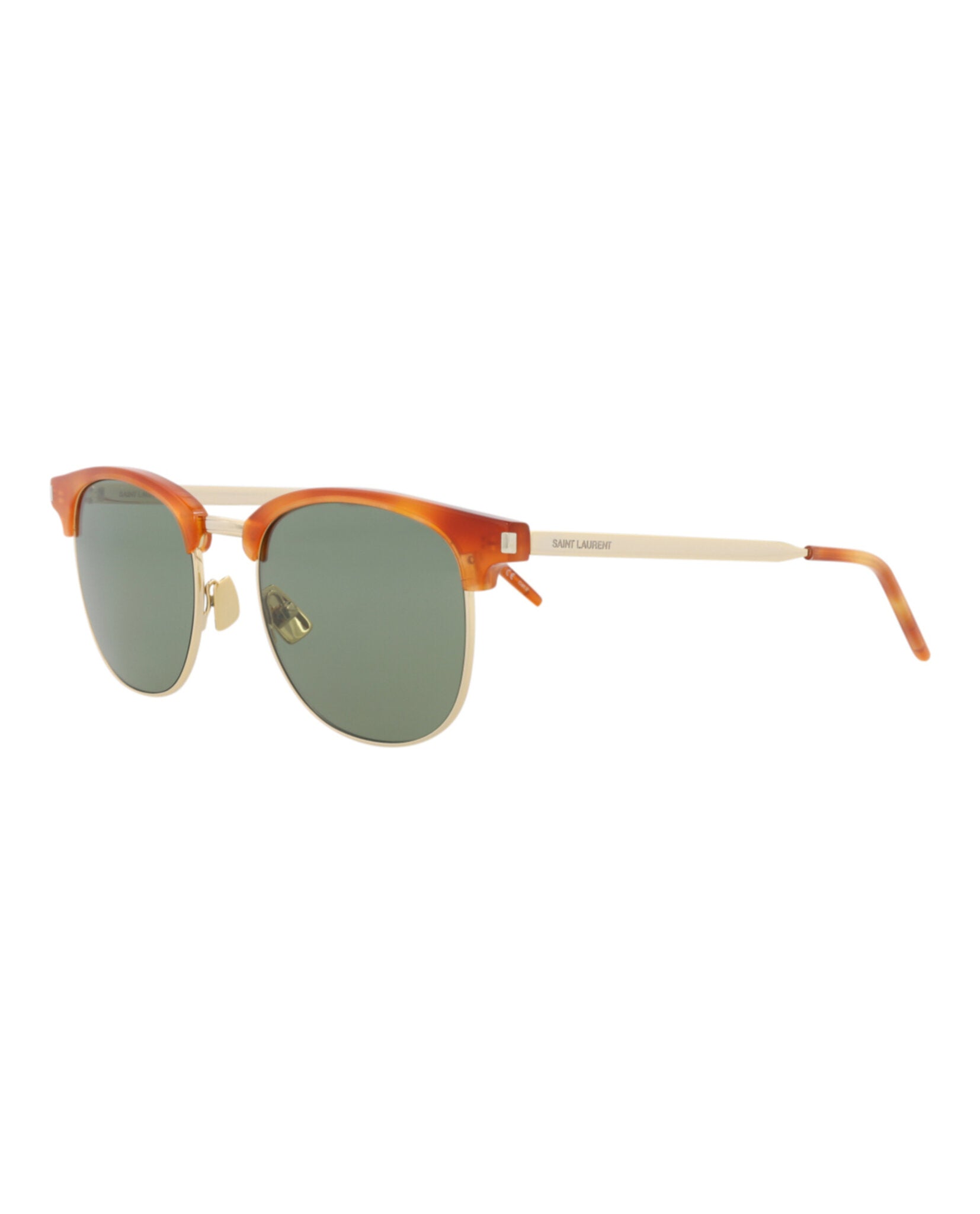 Saint Laurent Round-Frame Acetate Sunglasses Sunglasses - Tophatter Daily Deals