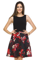 Women's A-Line Floral Print Dress Dresses / Evening Dresses - Tophatter Daily Deals