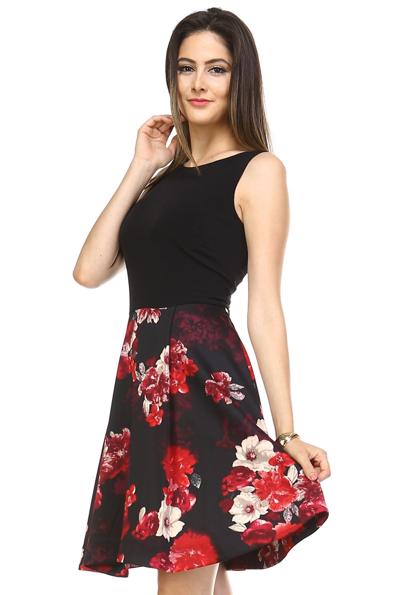 Women's A-Line Floral Print Dress Dresses / Evening Dresses - Tophatter Daily Deals