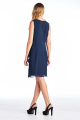 Women's Beaded Neckline Chiffon Dress Dresses / Evening Dresses - Tophatter Daily Deals