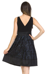 Women's A-Line Waist Tie Textured Dress Dresses / Evening Dresses - Tophatter Daily Deals