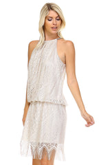 Women's High Neckline Crochet Dress Dresses / Evening Dresses - Tophatter Daily Deals
